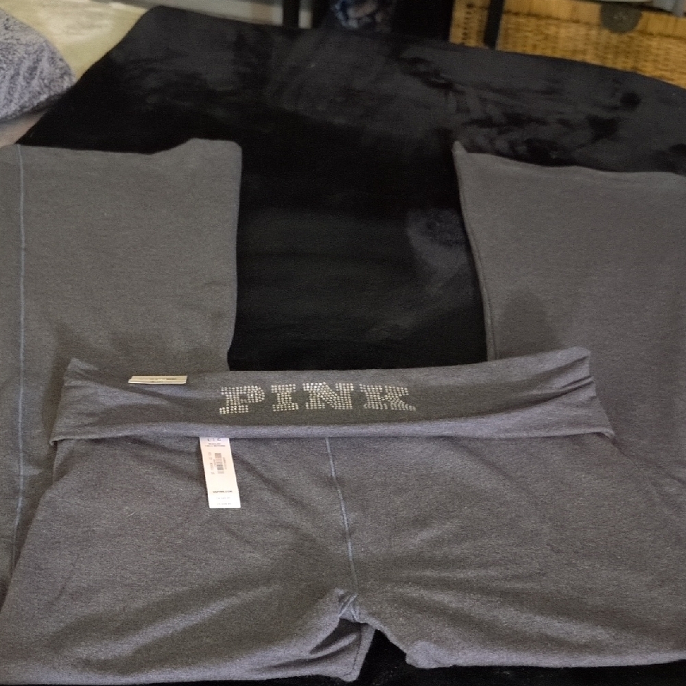 PINK Victoria's Secret Charcoal Leggings
